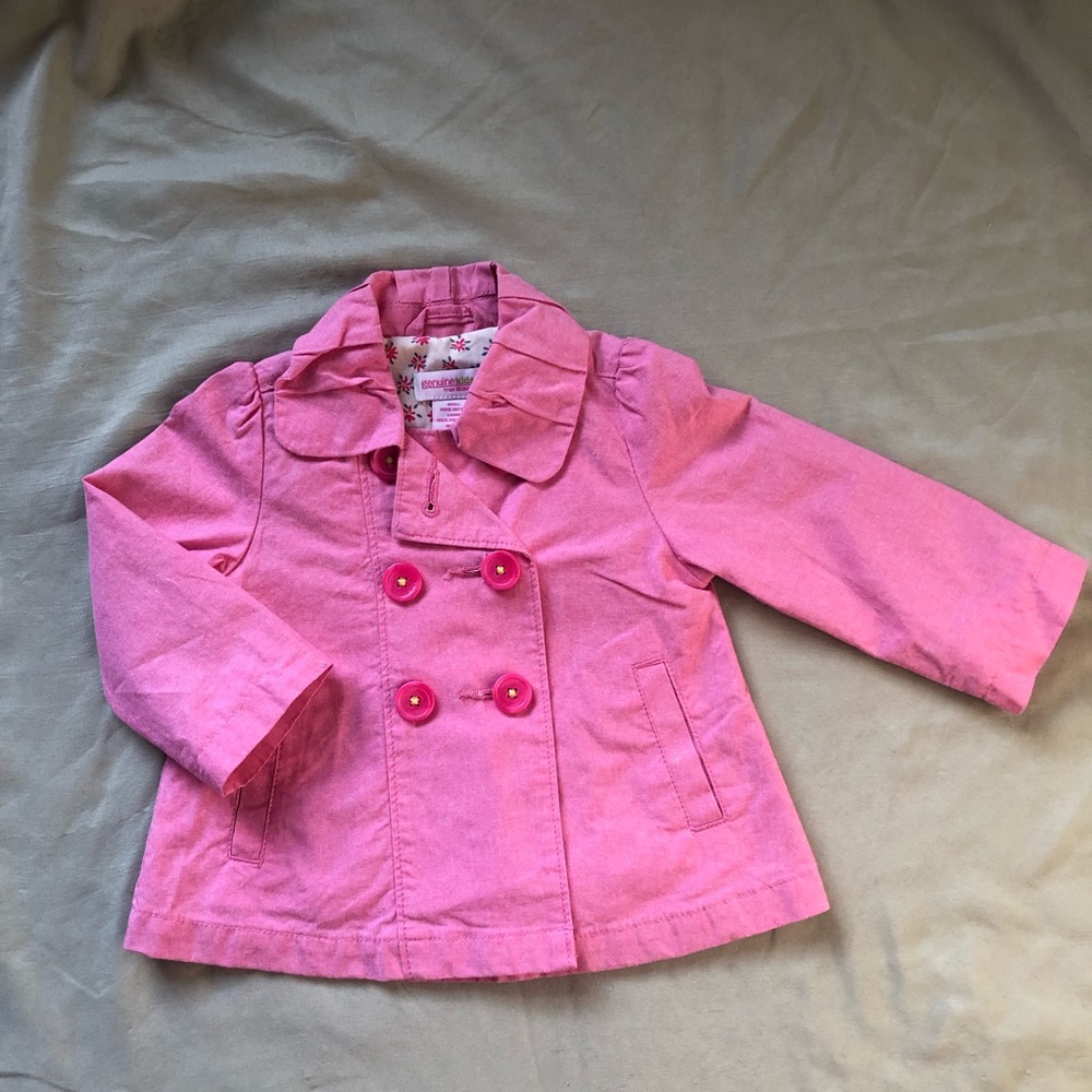 Girls Lined Twill Jacket